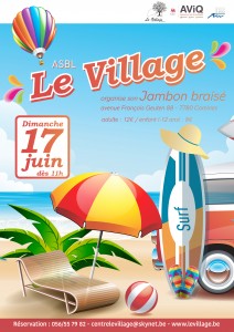 affiche barbecue le Village 2018